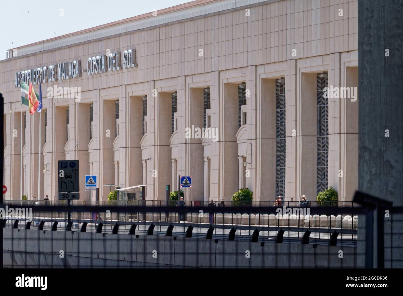 Aéroport de Malaga, Fughafenterminal, Malaga, Costa del sol, Provinz Malaga, Andalusien, Espagnol, Europa, Banque D'Images