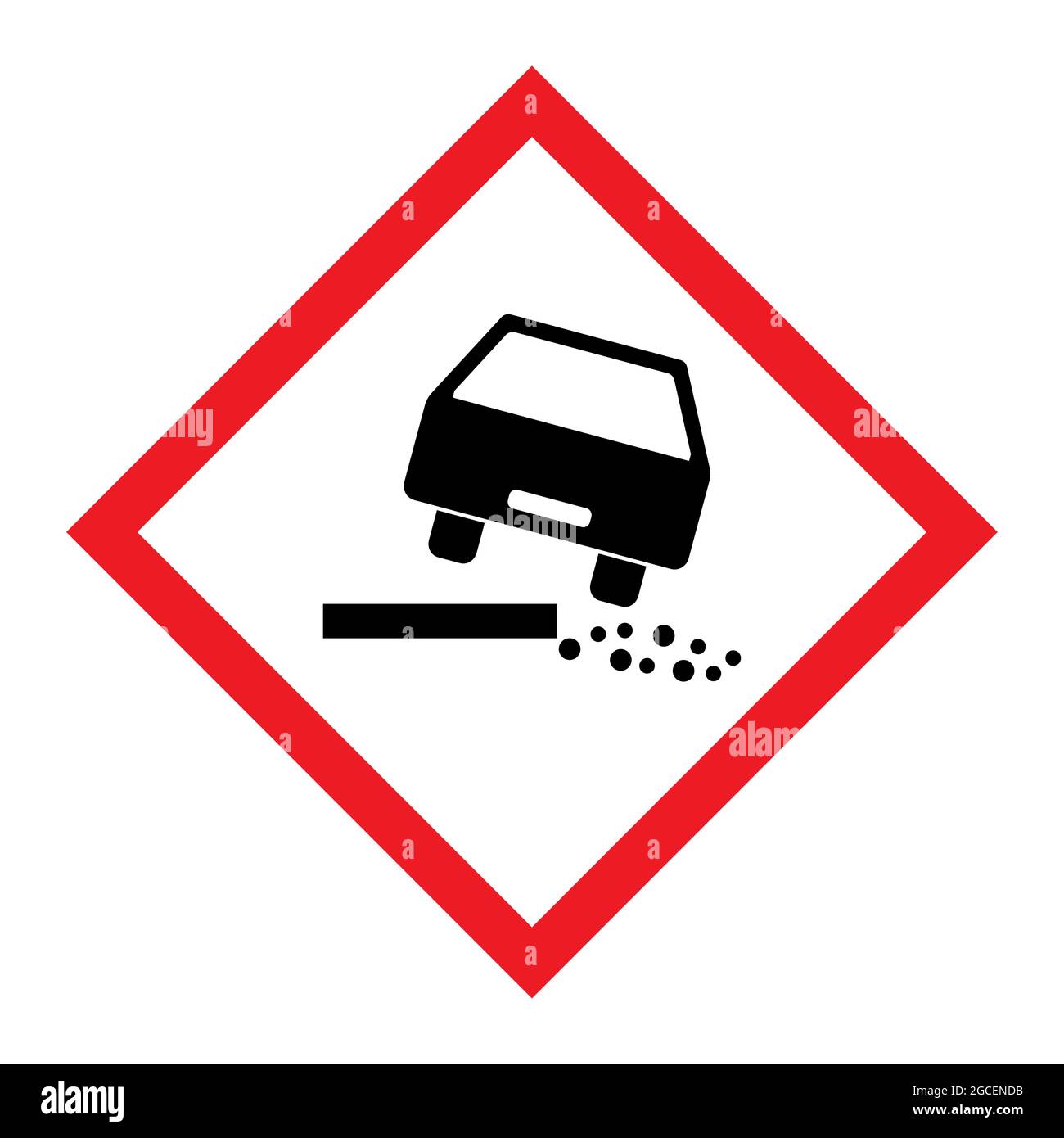 Icône de danger routier, panneau de signalisation routière ...