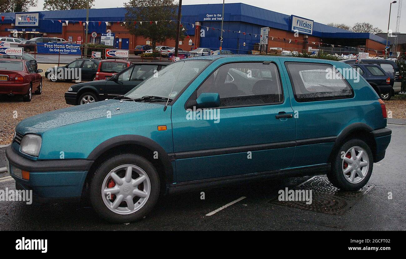 LE GOLF VW 1994 DE DAVID BECKHAM EST EN VENTE CHEZ WATERLOOVILLE, HANTS. PIC MIKE WALKER, 2008 Banque D'Images