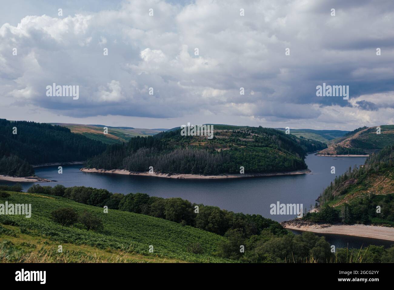 Llyn Brianne, pays de Galles Banque D'Images