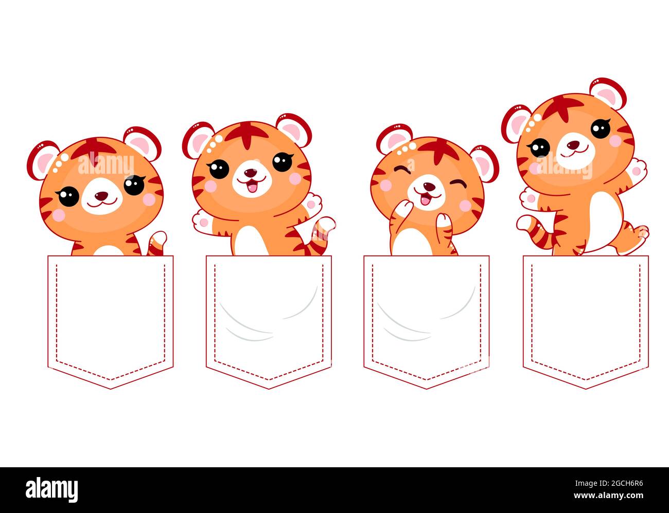 Tigre kawaii Banque de photographies et d’images à haute résolution - Alamy