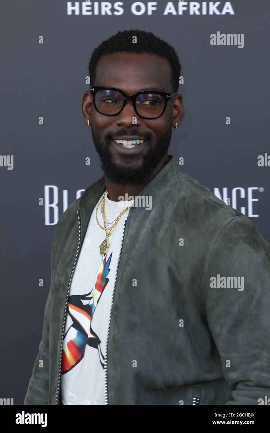 Marina Del Rey, Californie, États-Unis. 8 août 2021. Kofi Siriboe assistant à Koshie Mills présente les héritiers du 4e Prix international annuel Afrika des femmes de pouvoir à l'hôtel Marriott à Marina Del Rey, Californie. Crédit: Sheri Determan Banque D'Images