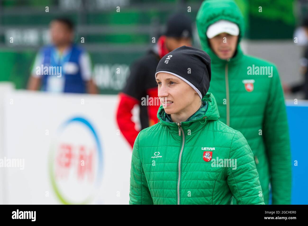 2019 10 26. WUHAN 2019. Guintare Venckauskaite, la pentathlete de Lituanie Banque D'Images