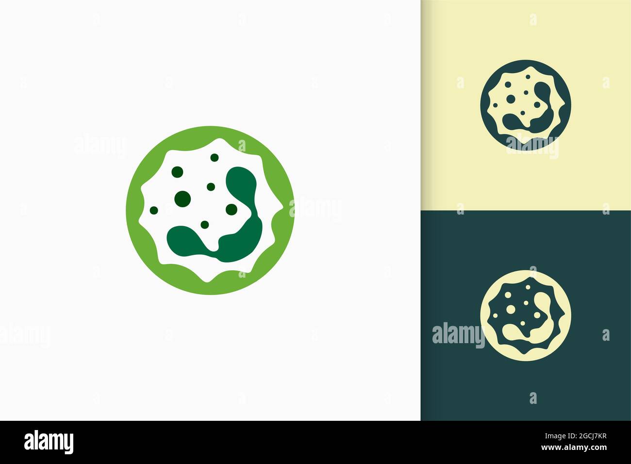 Logo Neutrofil ou bio pharmaceutique de forme moderne Illustration de Vecteur