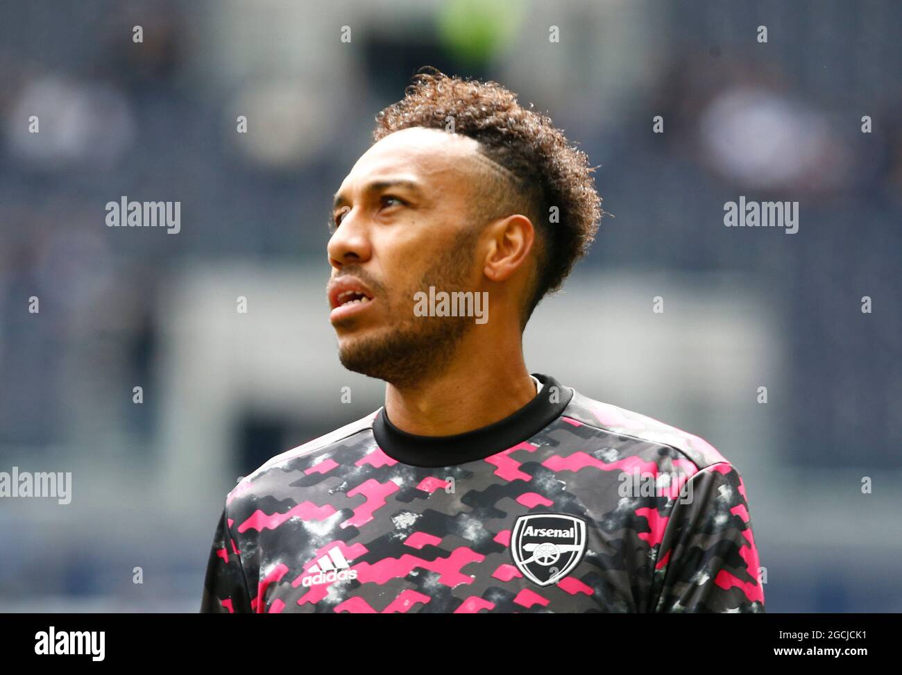 Londres, Angleterre - août 08:Pierre-Emerick Aubameyang d'Arsenal pendant la série Mind entre Tottenham Hotspur et Arsenal à Tottenham Hotspur sta Banque D'Images