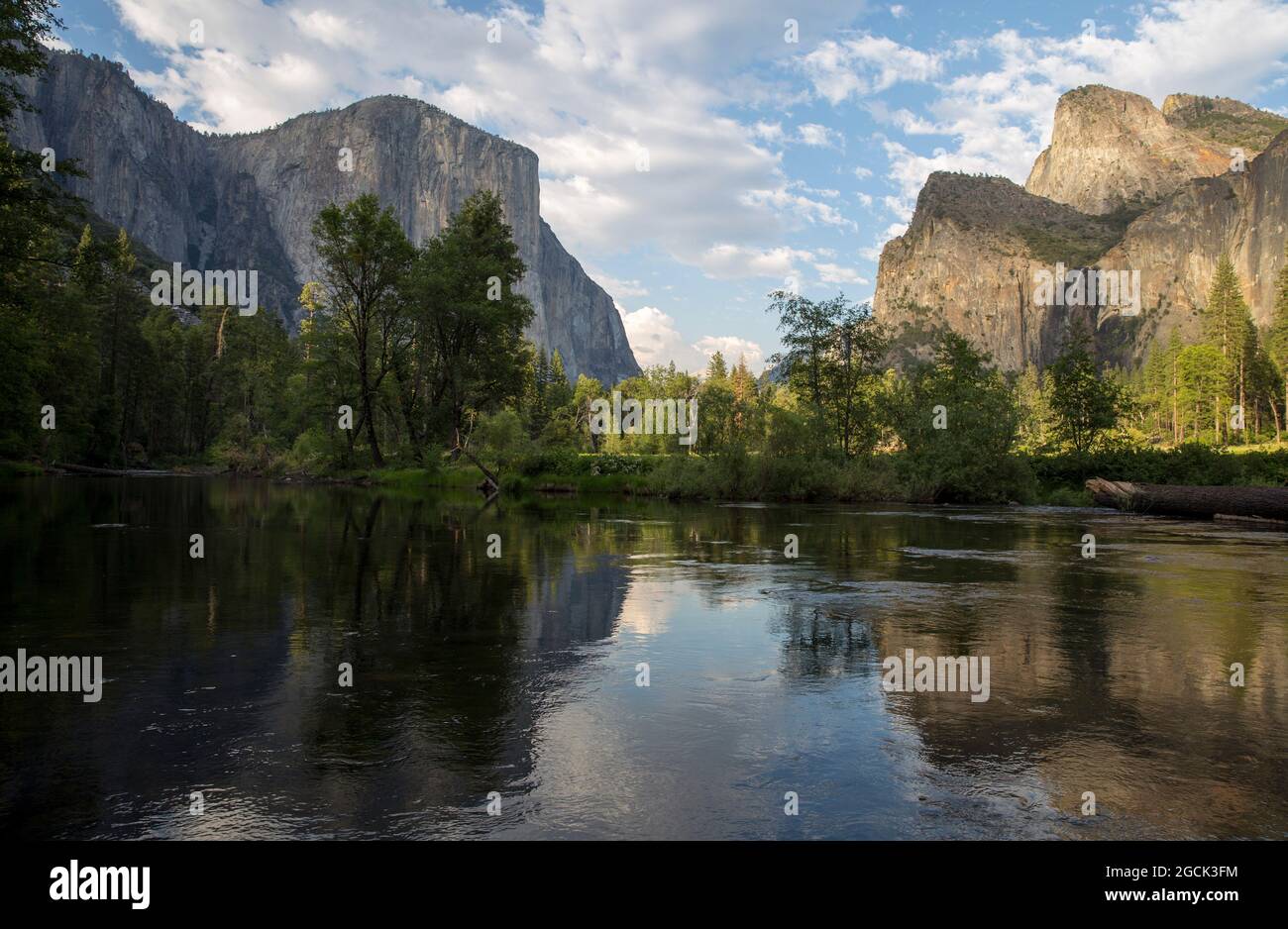 La vallée d’Yosemite Banque D'Images