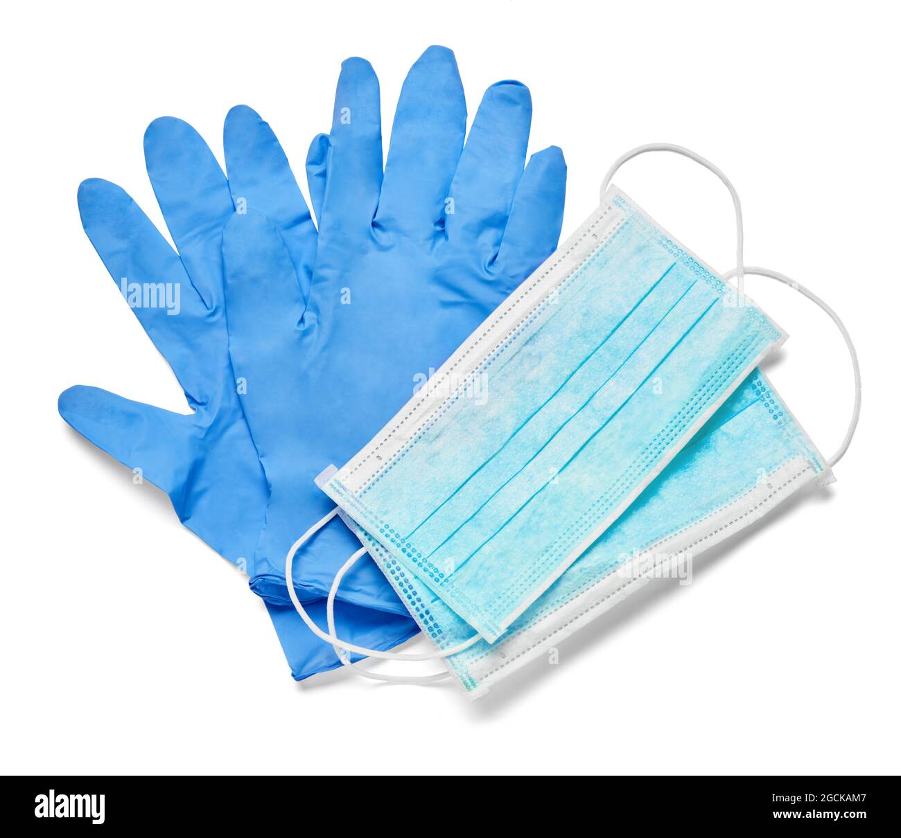 masque protecteur gant protection contre le virus épidémie grippe maladie médicale médecine santé sécurité des soins Banque D'Images