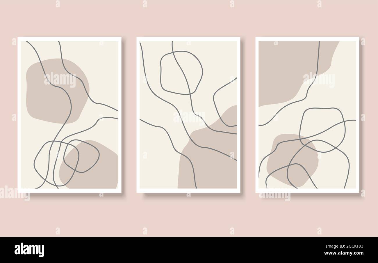 Jeu d'illustrations au trait. Illustration de Vecteur