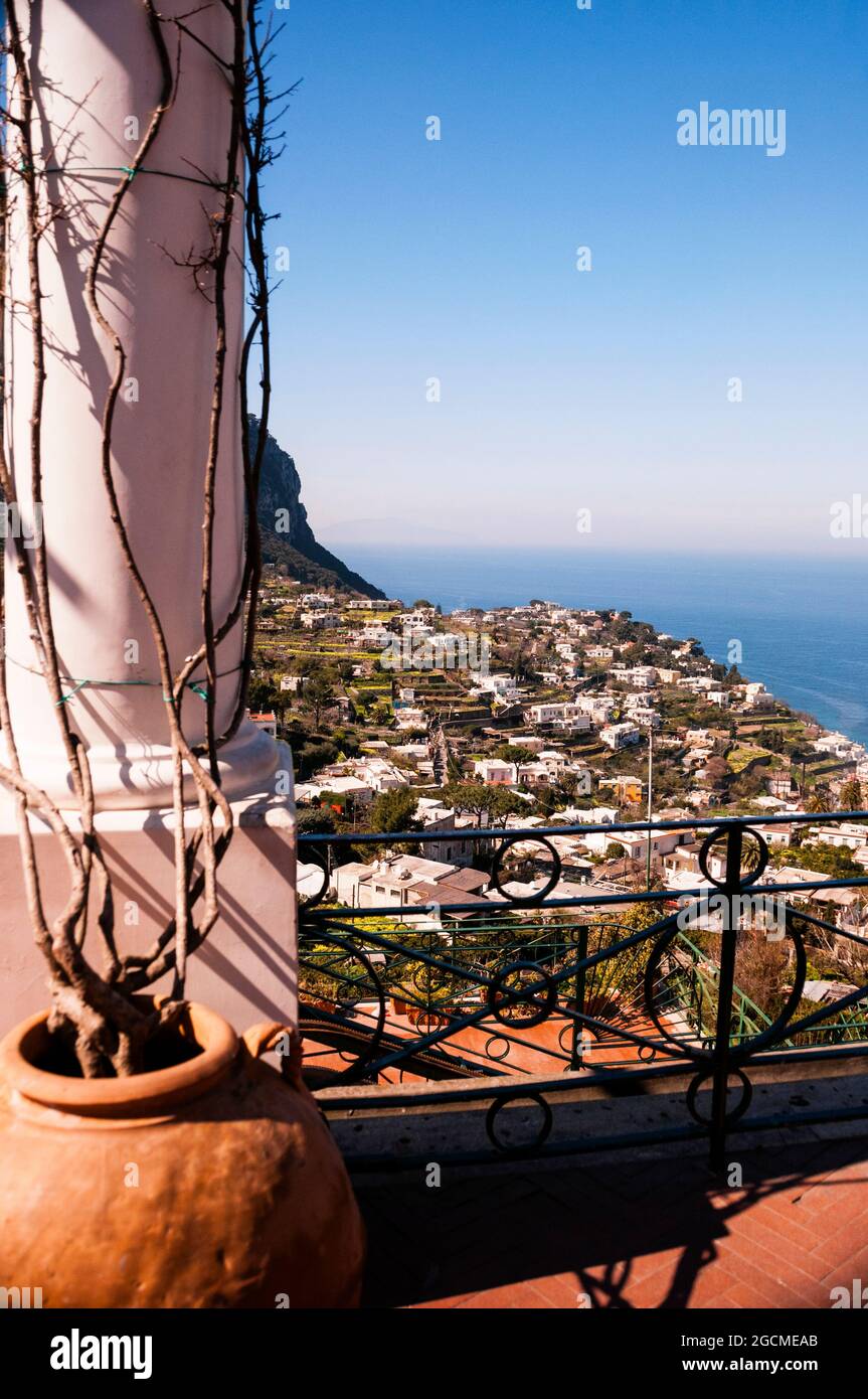 Capri de Piazza Umberto, Italie. Banque D'Images