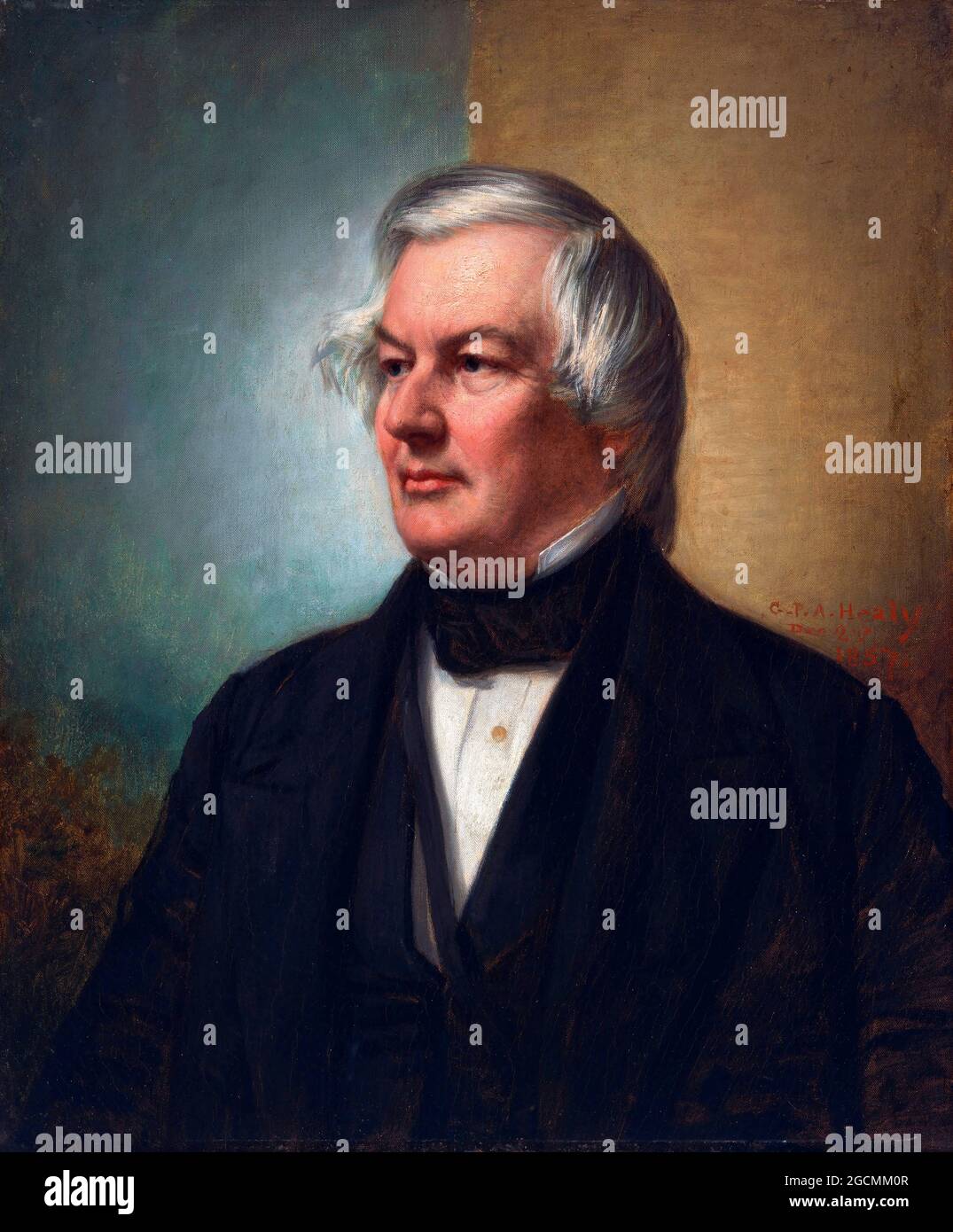 Millard Fillmore. Portrait du 13ème président américain Millard Fillmore (1800-1874) par George Peter Alexander Healy, huile sur toile, 1857 Banque D'Images