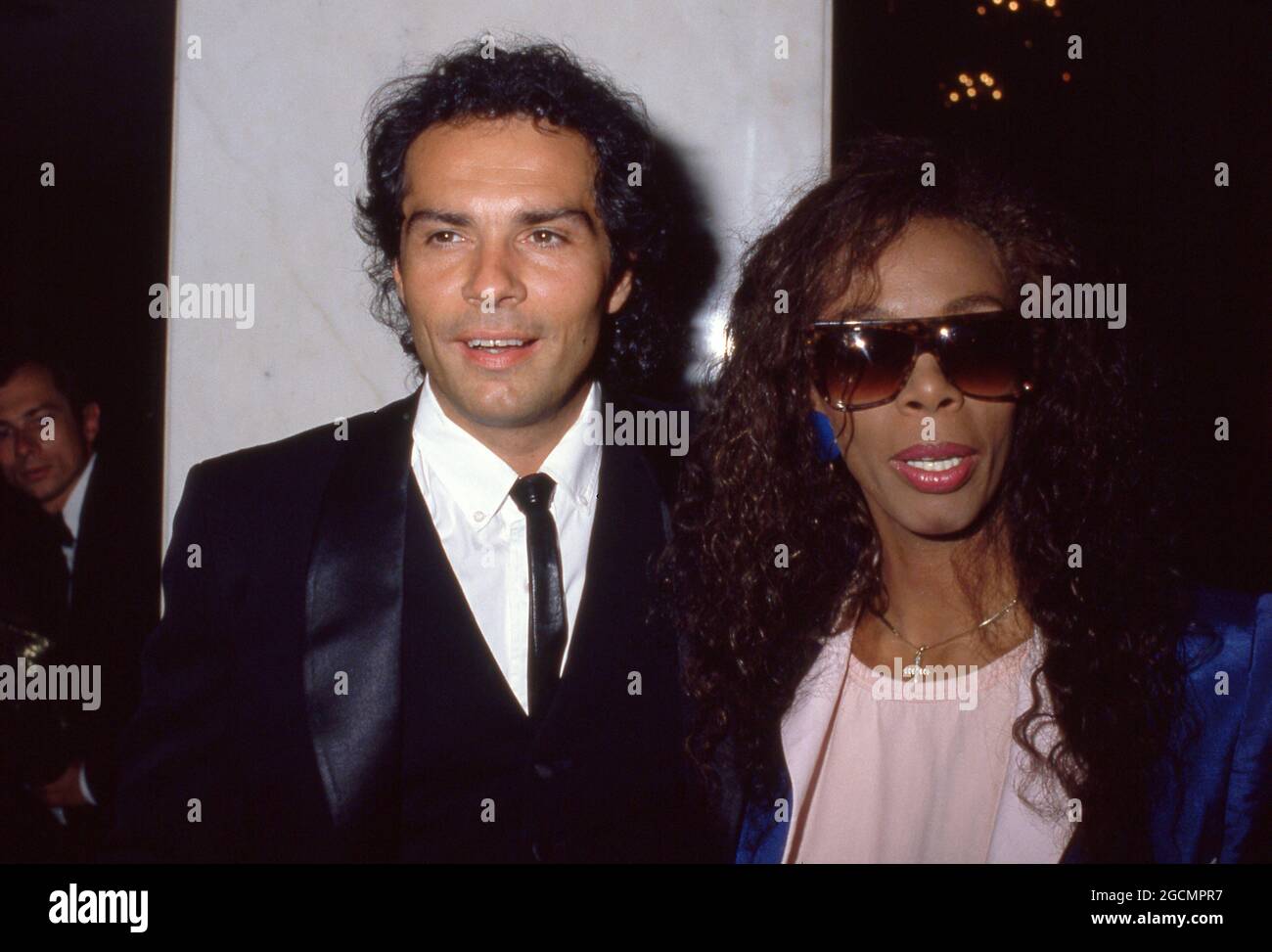 Donna Summer et Bruce Sudano Circa des années 80 crédit: Ralph Dominguez/MediaPunch Banque D'Images