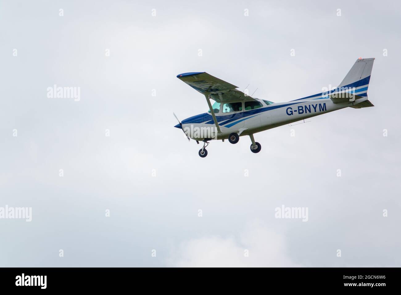 Cessna 172N Skyhawk Aircraft, Kestrel Syndicate, AAC Middle Wallop (EGVP), Royaume-Uni - Angleterre Banque D'Images