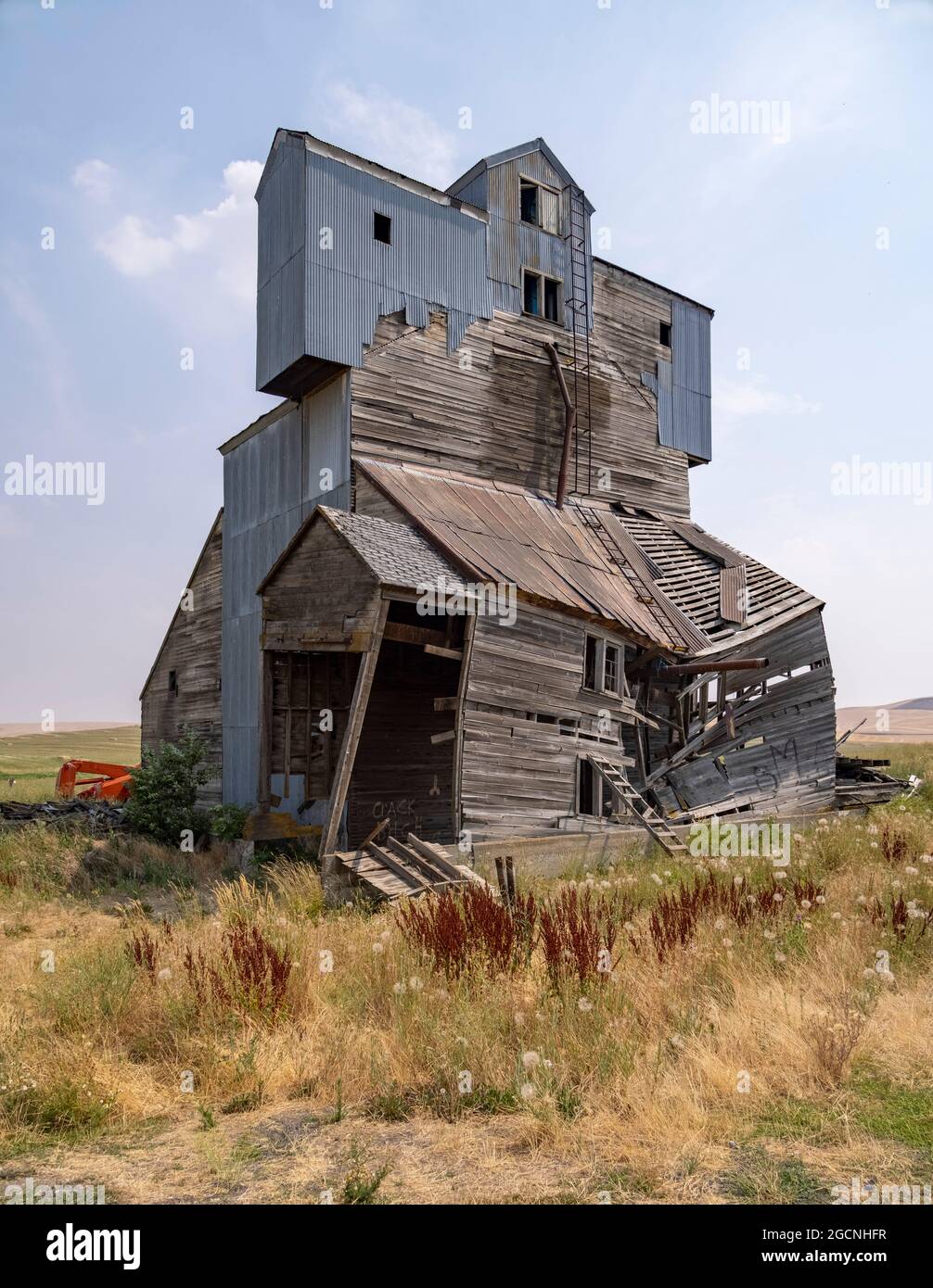 Grange abandonnée, Palouse, État de Washington, États-Unis Banque D'Images