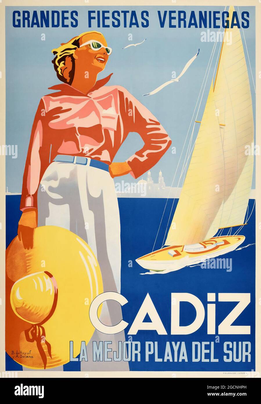 Affiche De Voyage Vintage Espagne Publicite Retro Cadix Beach Voile Yacht Vacances D Ete Annees 1950 Photo Stock Alamy Affiche De Voyage Vintage Espagne Publicite Retro Cadix Beach Voile Yacht Vacances D Ete Annees 1950 Photo Stock Alamy