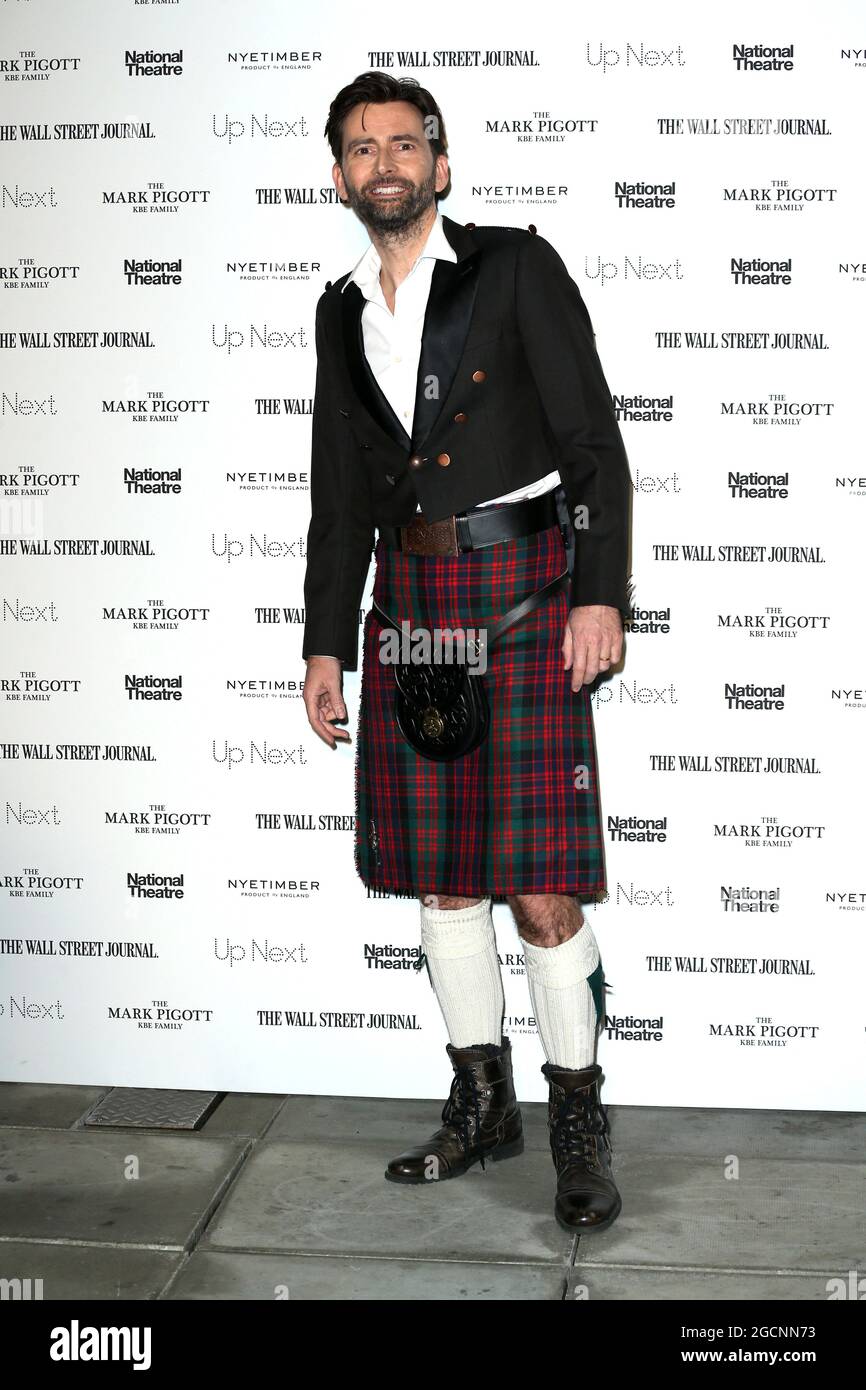 LONDRES, ROYAUME-UNI - 05 mars 2019: David Tennant participe au 'Up Next Gala' au National Theatre le 05 mars 2019 à Londres, Angleterre. Banque D'Images