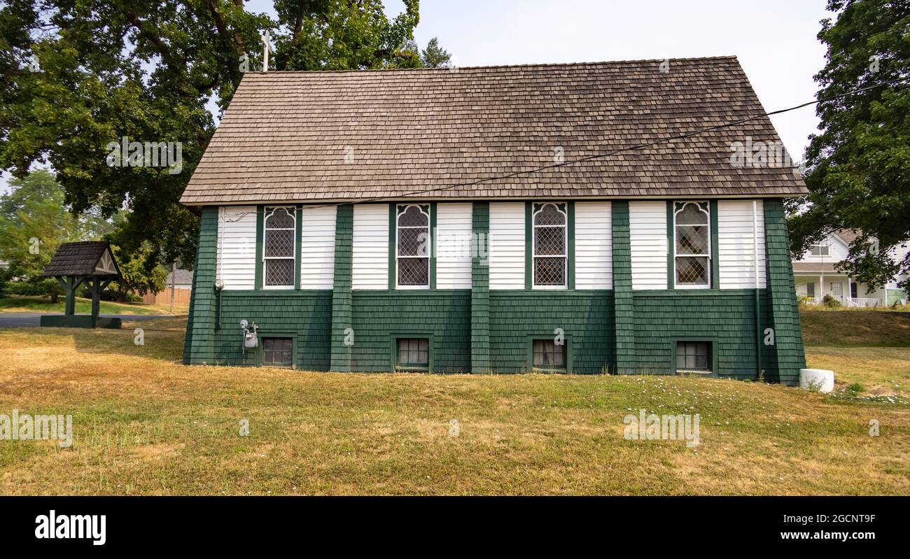 Église épiscopale de la Sainte Trinité, datant de 1895, Palouse, État de Washington, États-Unis Banque D'Images
