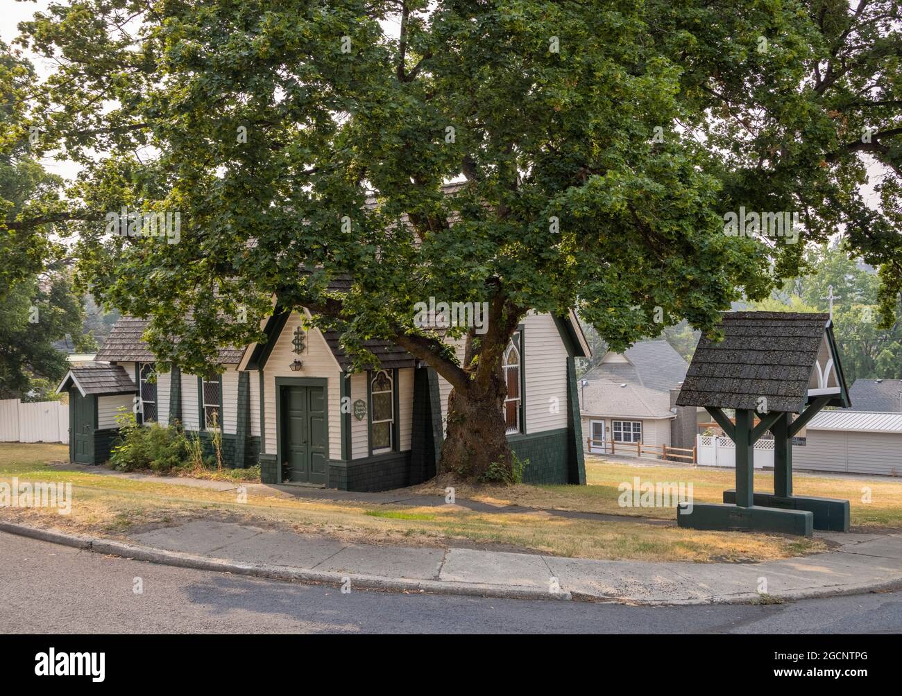 Église épiscopale de la Sainte Trinité, datant de 1895, Palouse, État de Washington, États-Unis Banque D'Images