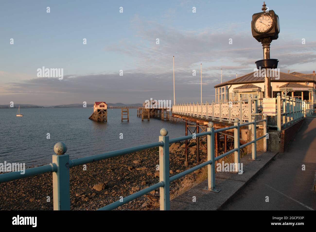 Mumbles Pier, Swansea, pays de Galles, Royaume-Uni Banque D'Images