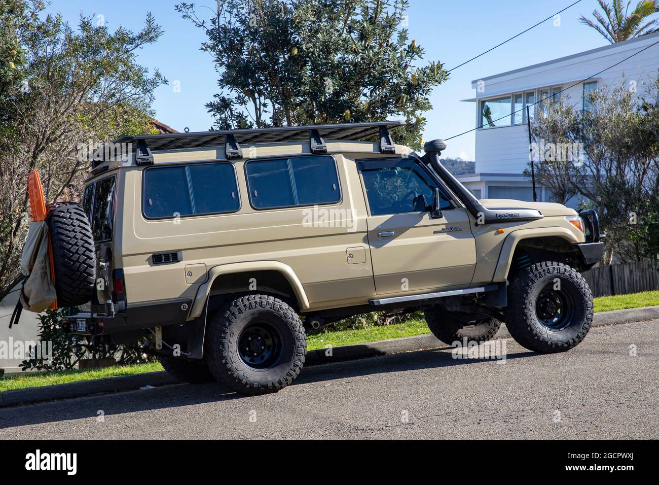 Toyota Landcruiser véhicule garé à Sydney, Nouvelle-Galles du Sud, Australie Banque D'Images