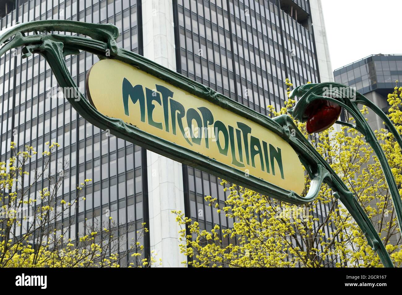 Paris Metro, Montréal, province de Québec, Canada Banque D'Images