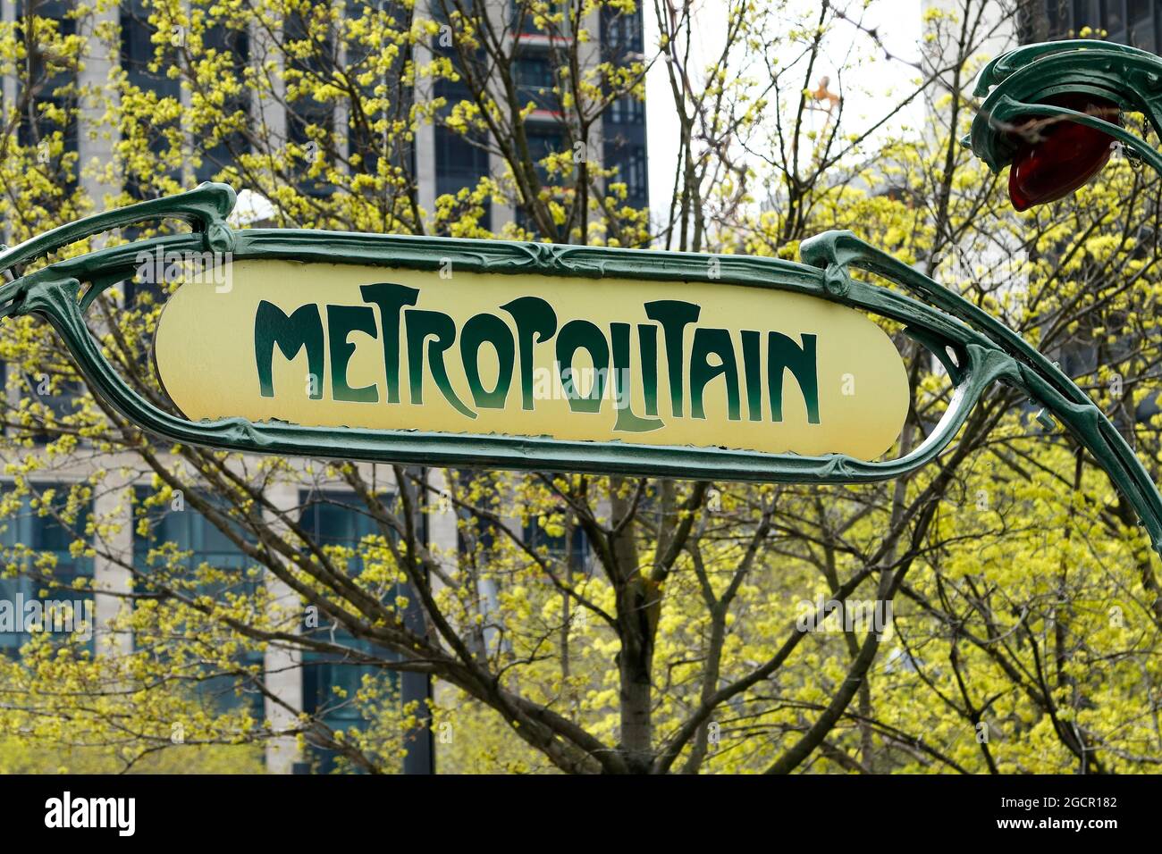 Paris Metro, Montréal, province de Québec, Canada Banque D'Images