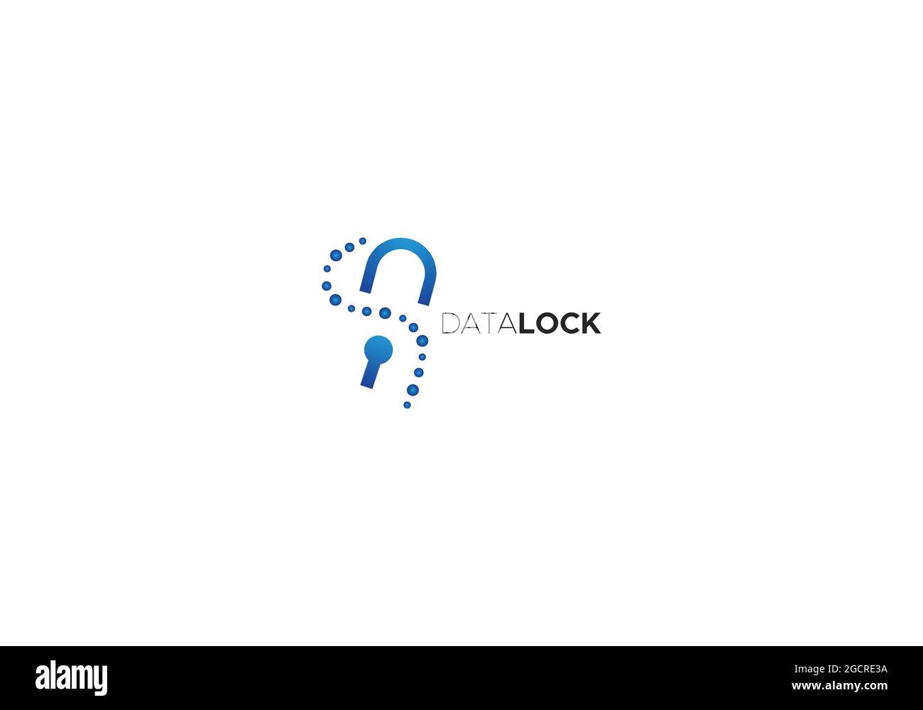 logo data lock Illustration de Vecteur