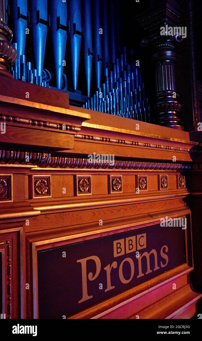 BBC Proms 2021 avec le Bournemouth Symphony Orchestra au Royal Albert Hall de Londres, Angleterre, Royaume-Uni Banque D'Images