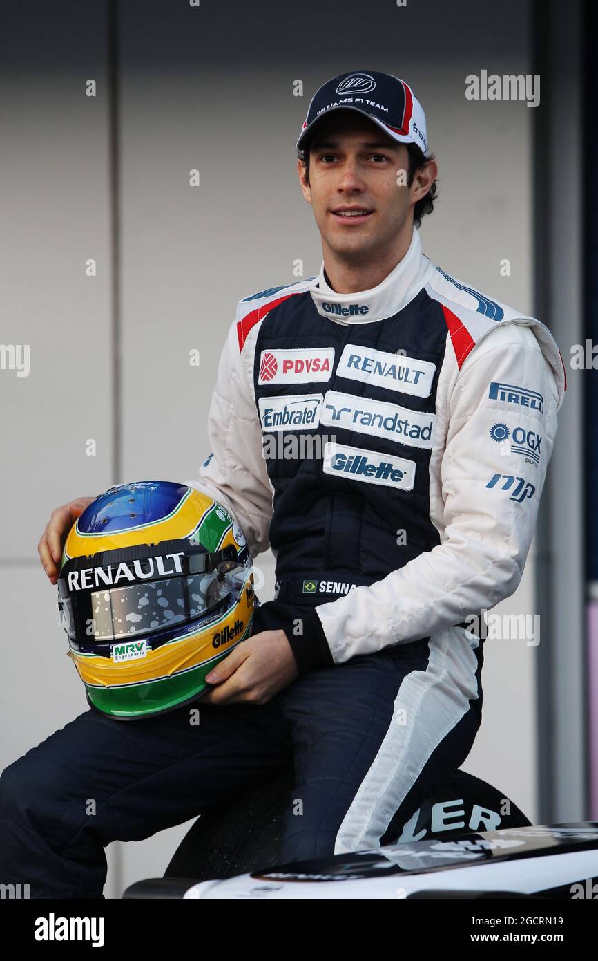 Bruno Senna (BRA) Williams F1 Team. Lancement de l'écurie Williams F1 Team FW34, Jerez, Espagne. 7 février 2012. Banque D'Images