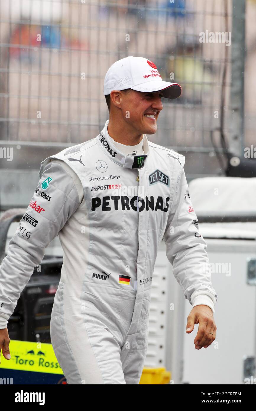 Michael Schumacher (GER) Mercedes AMG F1. Grand Prix d'Allemagne, vendredi 20 juillet 2012. Hockenheim, Allemagne. Banque D'Images