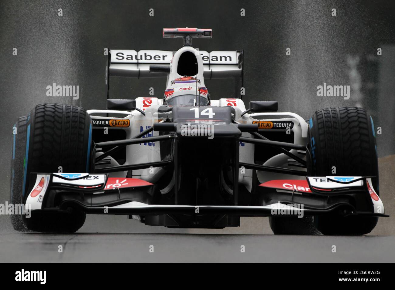 Kamui Kobayashi (JPN) Sauber C31. Grand Prix de Belgique, vendredi 31 août 2012. Spa-Francorchamps, Belgique. Banque D'Images