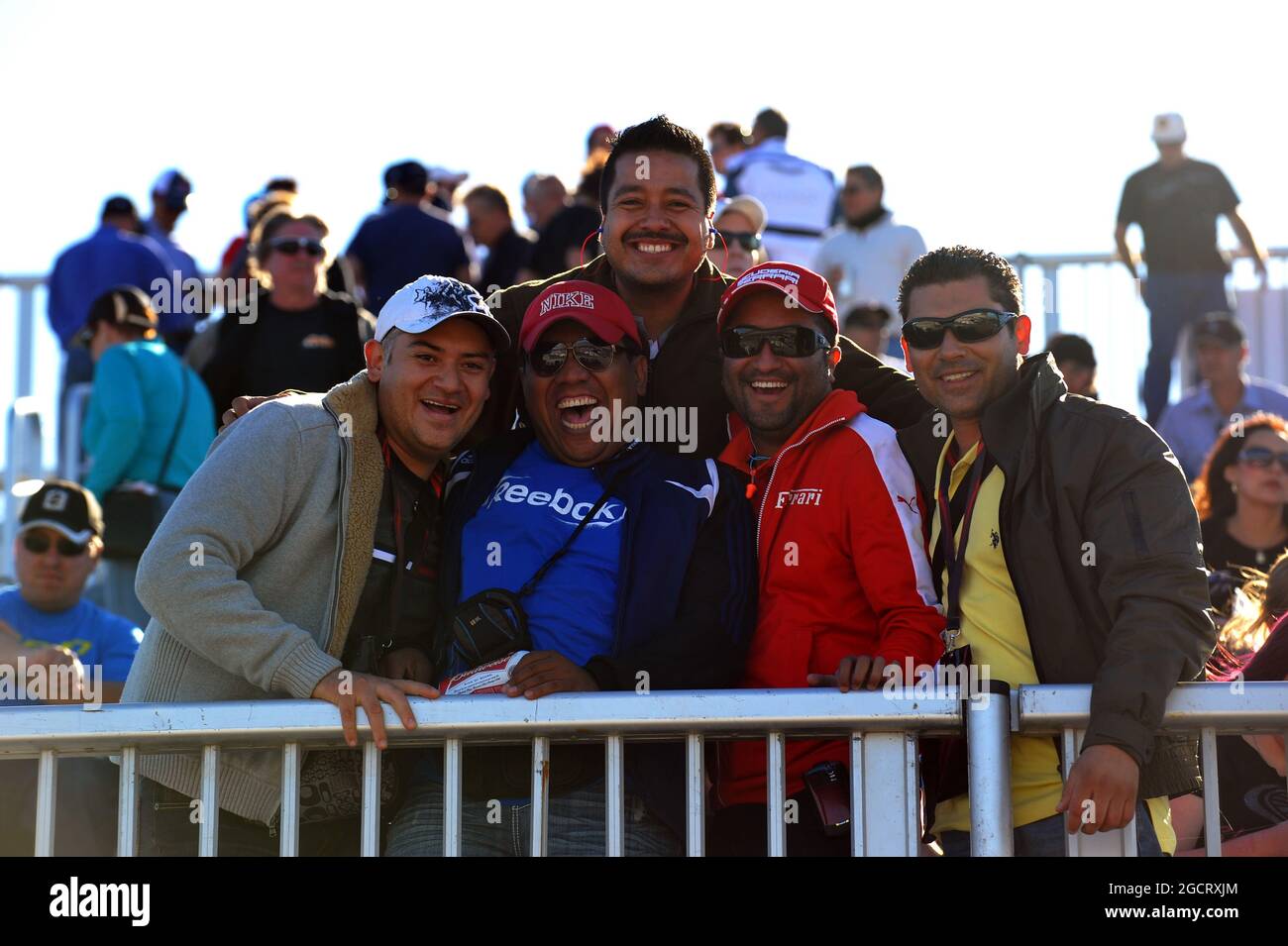 Ventilateurs. Grand Prix des États-Unis, vendredi 16 novembre 2012. Circuit of the Americas, Austin, Texas, États-Unis. Banque D'Images