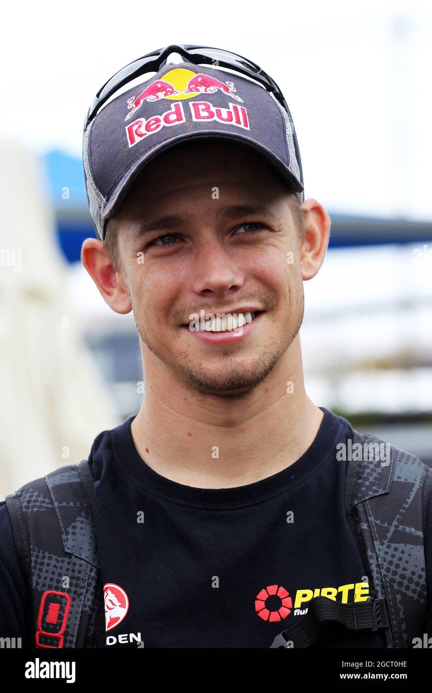 Casey Stoner (AUS) ancien moto GP Rider et V8 Supercar Driver. Grand Prix d'Australie, mercredi 13 mars 2013. Albert Park, Melbourne, Australie. Banque D'Images