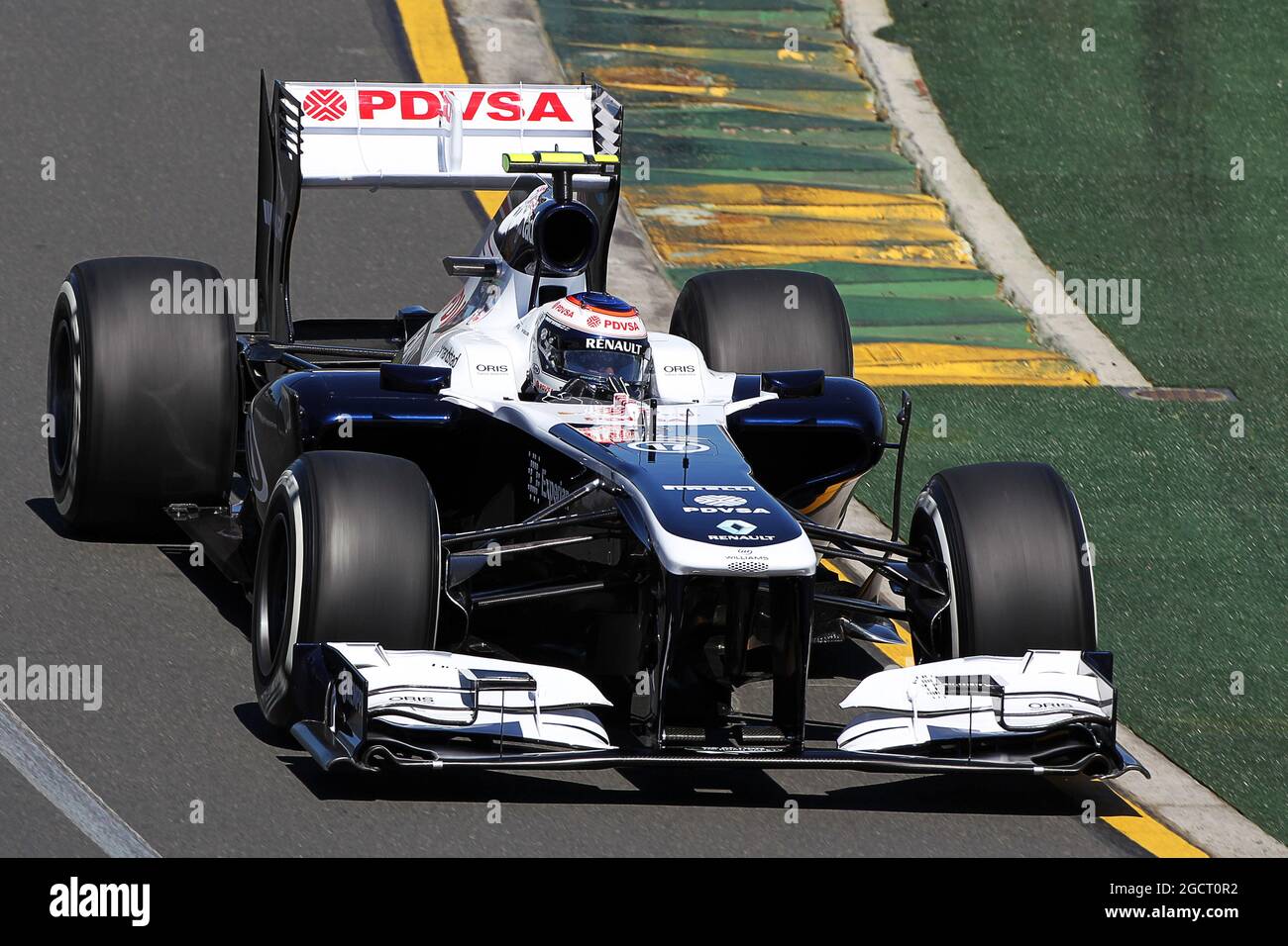 Valtteri Bottas (fin) Williams FW35. Grand Prix d'Australie, vendredi 15 mars 2013. Albert Park, Melbourne, Australie. Banque D'Images