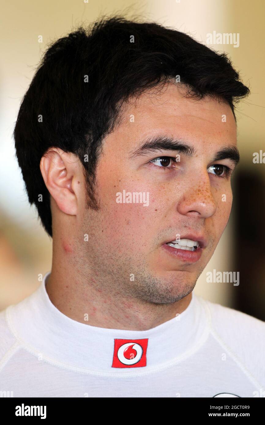 Sergio Perez (MEX) McLaren. Grand Prix d'Australie, vendredi 15 mars 2013. Albert Park, Melbourne, Australie. Banque D'Images