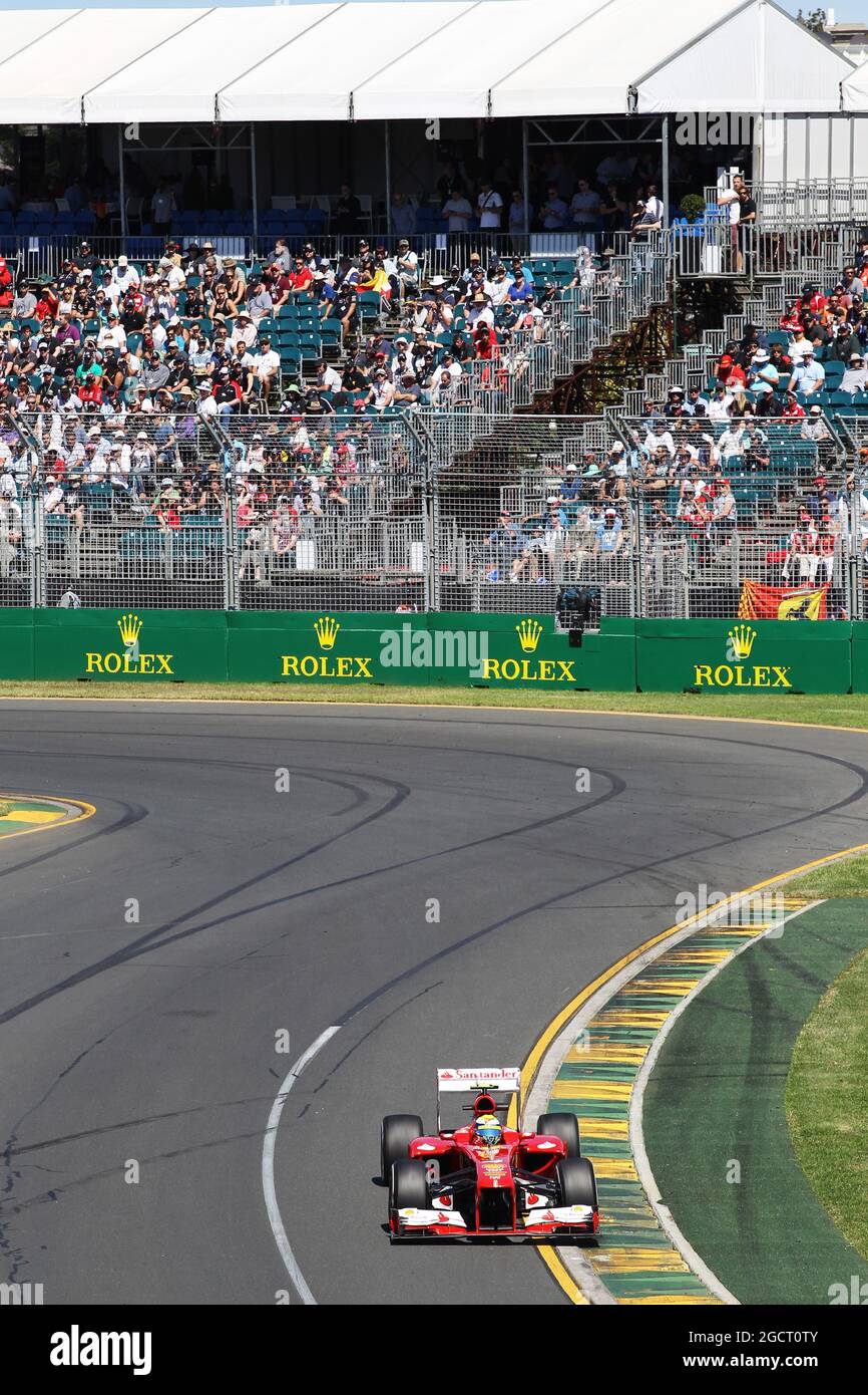 Felipe Massa (BRA) Ferrari F138. Grand Prix d'Australie, vendredi 15 mars 2013. Albert Park, Melbourne, Australie. Banque D'Images