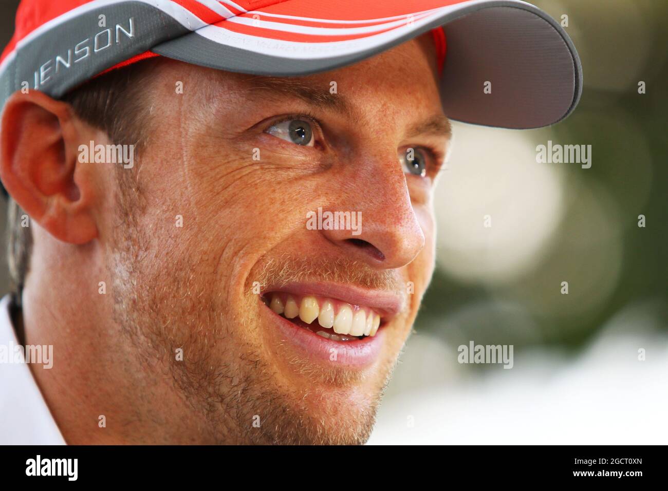 Jenson Button (GBR) McLaren. Grand Prix d'Australie, vendredi 15 mars 2013. Albert Park, Melbourne, Australie. Banque D'Images