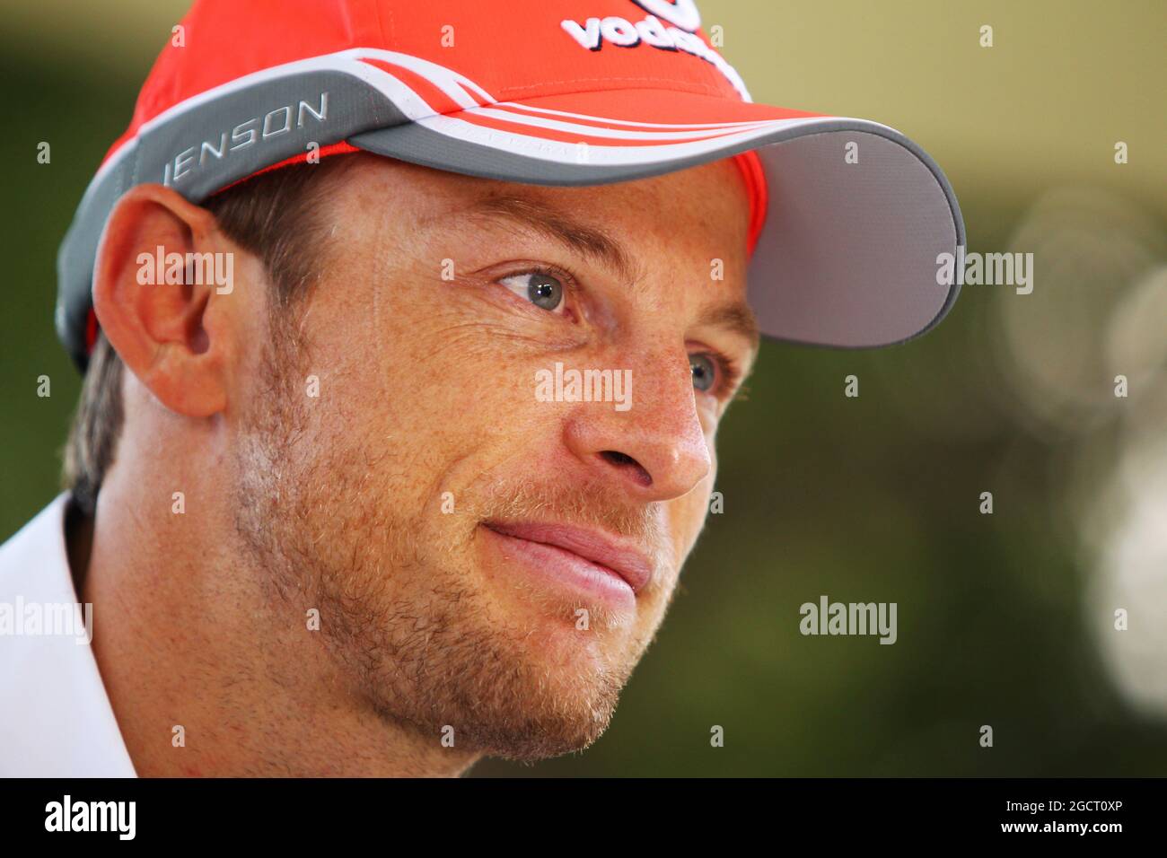Jenson Button (GBR) McLaren. Grand Prix d'Australie, vendredi 15 mars 2013. Albert Park, Melbourne, Australie. Banque D'Images