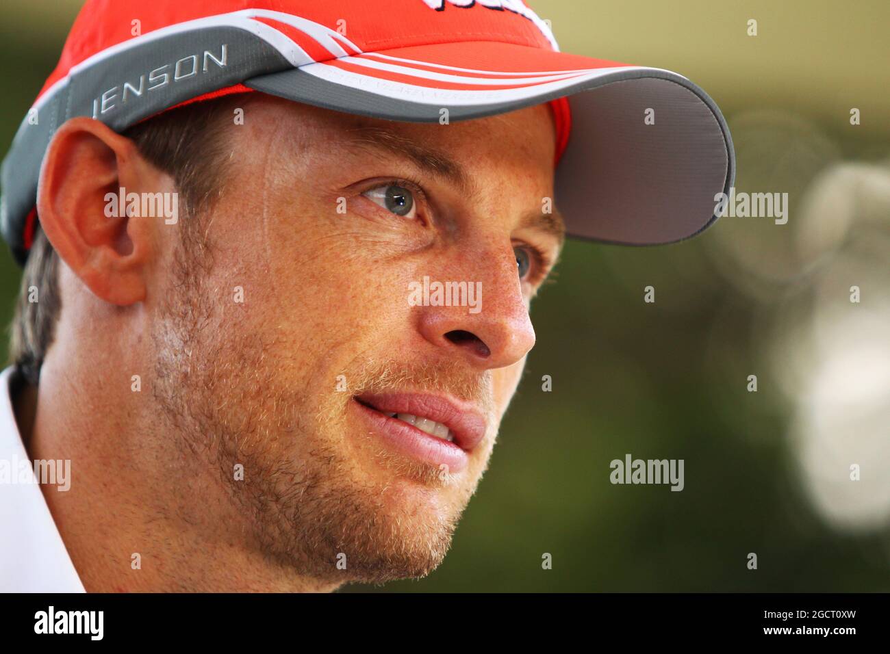 Jenson Button (GBR) McLaren. Grand Prix d'Australie, vendredi 15 mars 2013. Albert Park, Melbourne, Australie. Banque D'Images