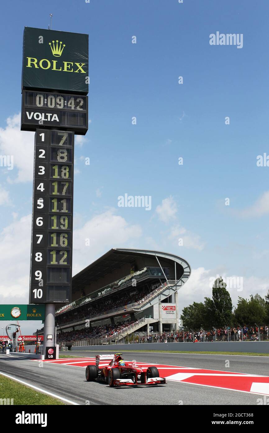 Felipe Massa (BRA) Ferrari F138. Grand Prix d'Espagne, samedi 11 mai 2013. Barcelone, Espagne. Banque D'Images