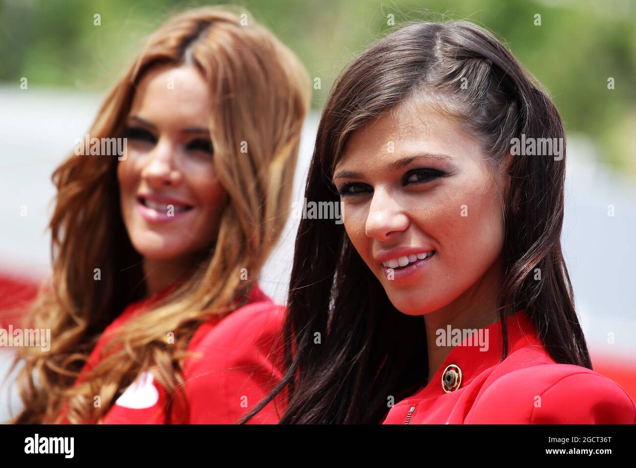 Grille pour filles. Grand Prix d'Espagne, samedi 11 mai 2013. Barcelone, Espagne. Banque D'Images
