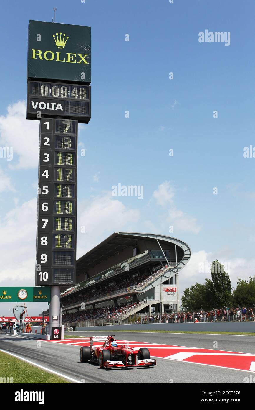 Fernando Alonso (ESP) Ferrari F138. Grand Prix d'Espagne, samedi 11 mai 2013. Barcelone, Espagne. Banque D'Images