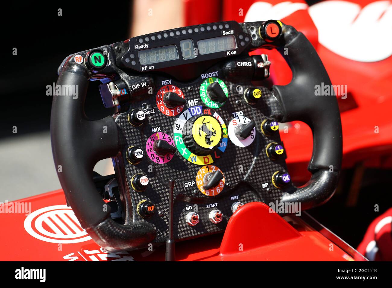 Volant pour Fernando Alonso (ESP) Ferrari F138. Grand Prix d'Allemagne, samedi 6 juillet 2013. Nurburgring, Allemagne. Banque D'Images