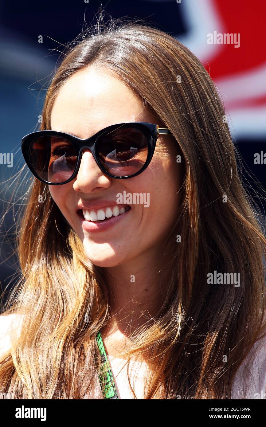 Jessica Michibata (JPN), petite amie de Jenson Button (GBR) McLaren. Grand Prix d'Allemagne, samedi 6 juillet 2013. Nurburgring, Allemagne. Banque D'Images