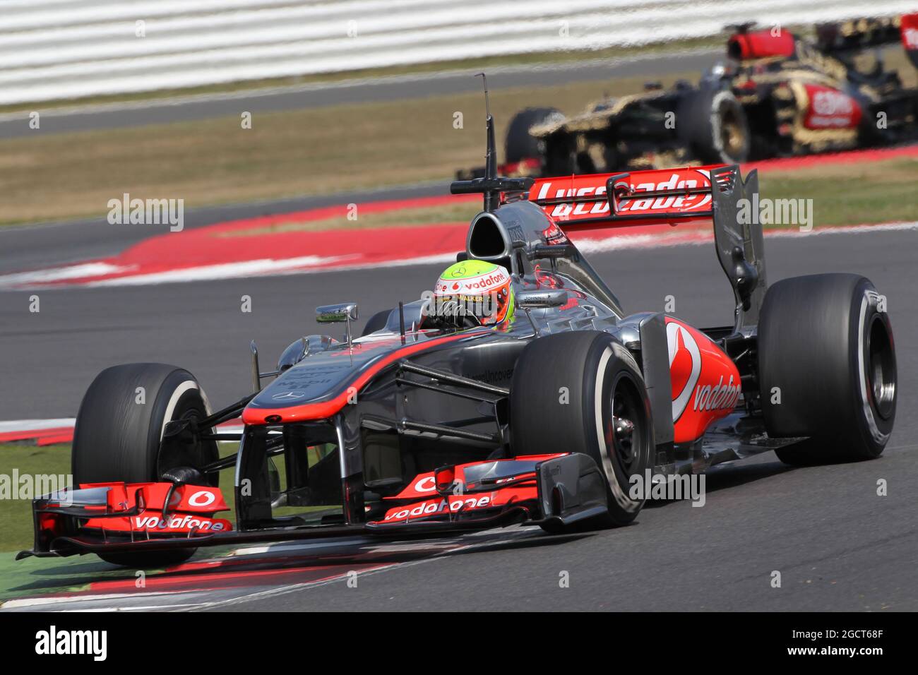 Oliver Turvey (GBR) pilote de test McLaren McLaren MP4-28. Test des jeunes pilotes Formula One, 2e jour, jeudi 18 juillet 2013. Silverstone, Angleterre. Banque D'Images