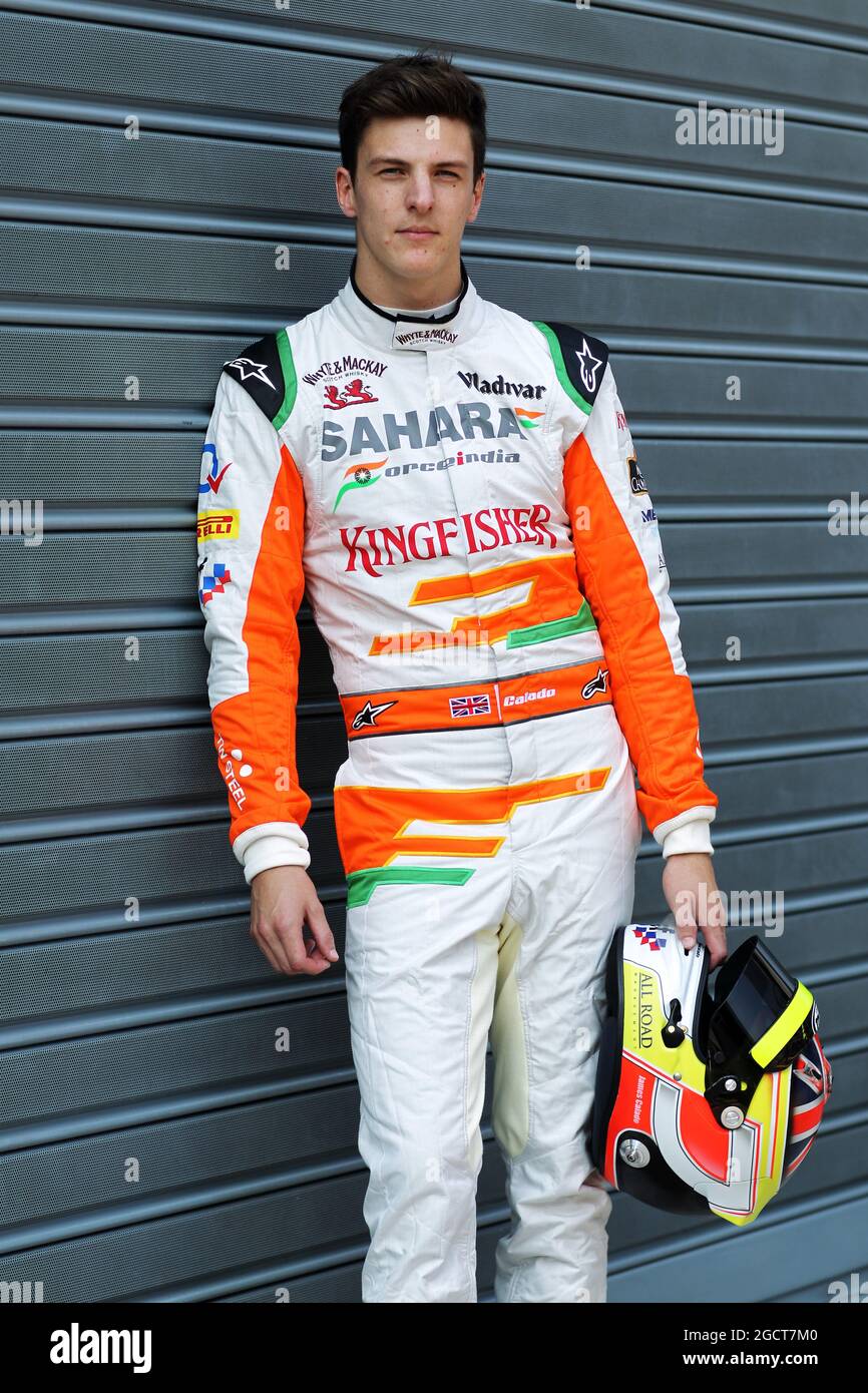 James Calado (GBR) Sahara Force India troisième pilote. Grand Prix d'Italie, jeudi 5 septembre 2013. Monza Italie. Banque D'Images