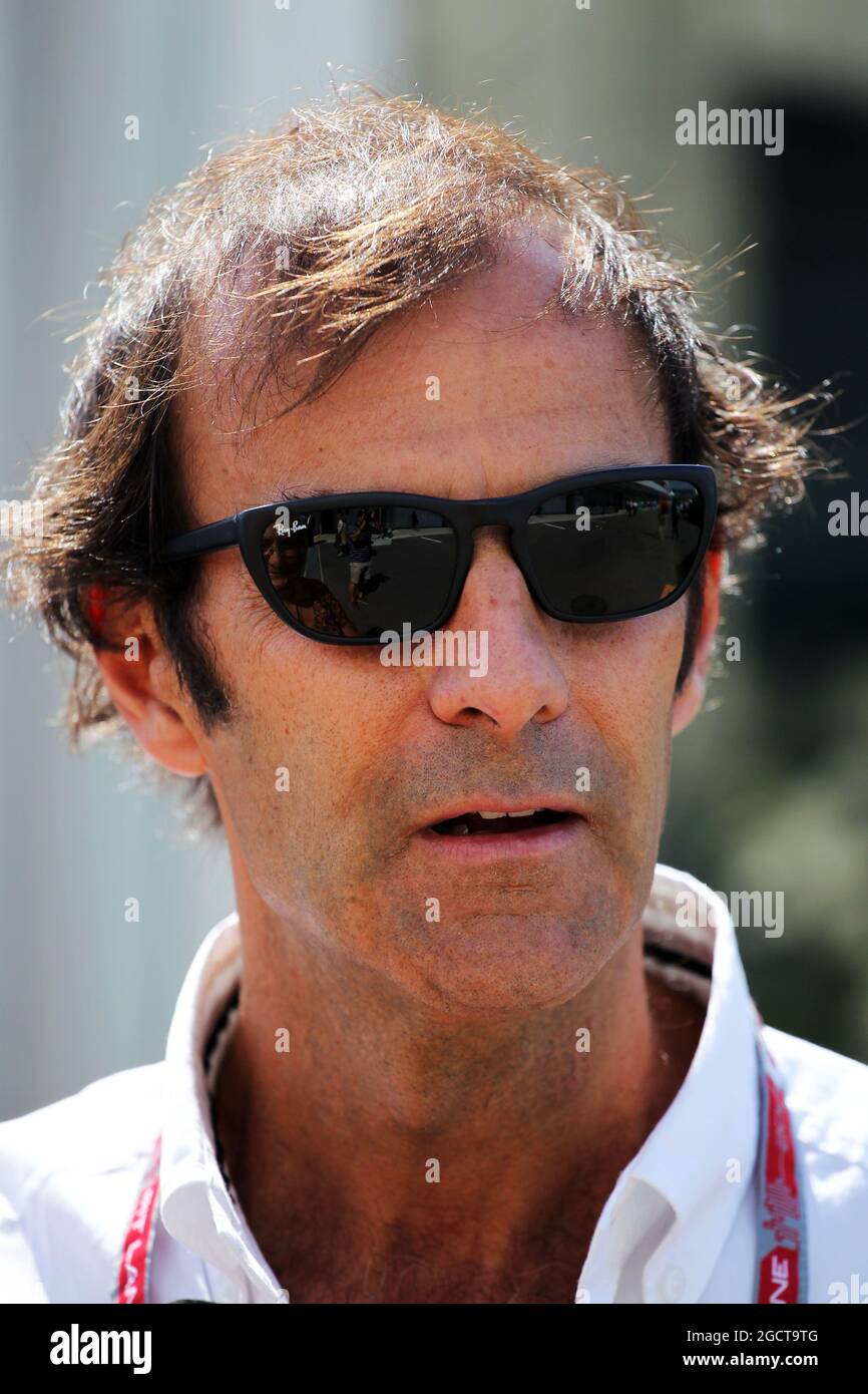 Emanuele Pirro (ITA) FIA Steward. Grand Prix japonais, dimanche 13 octobre 2013. Suzuka, Japon. Banque D'Images