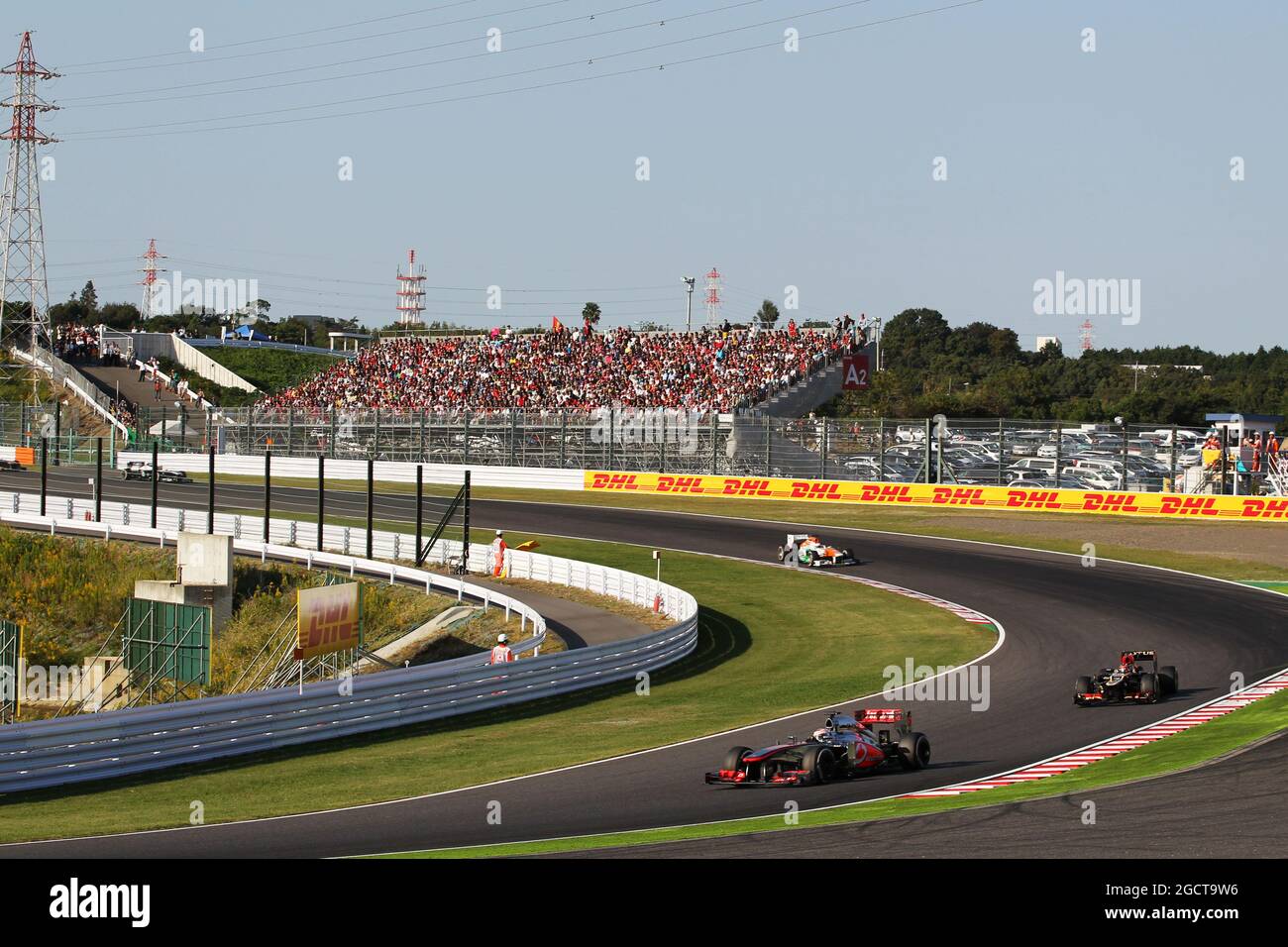 Jenson Button (GBR) McLaren MP4-28. Grand Prix japonais, dimanche 13 octobre 2013. Suzuka, Japon. Banque D'Images