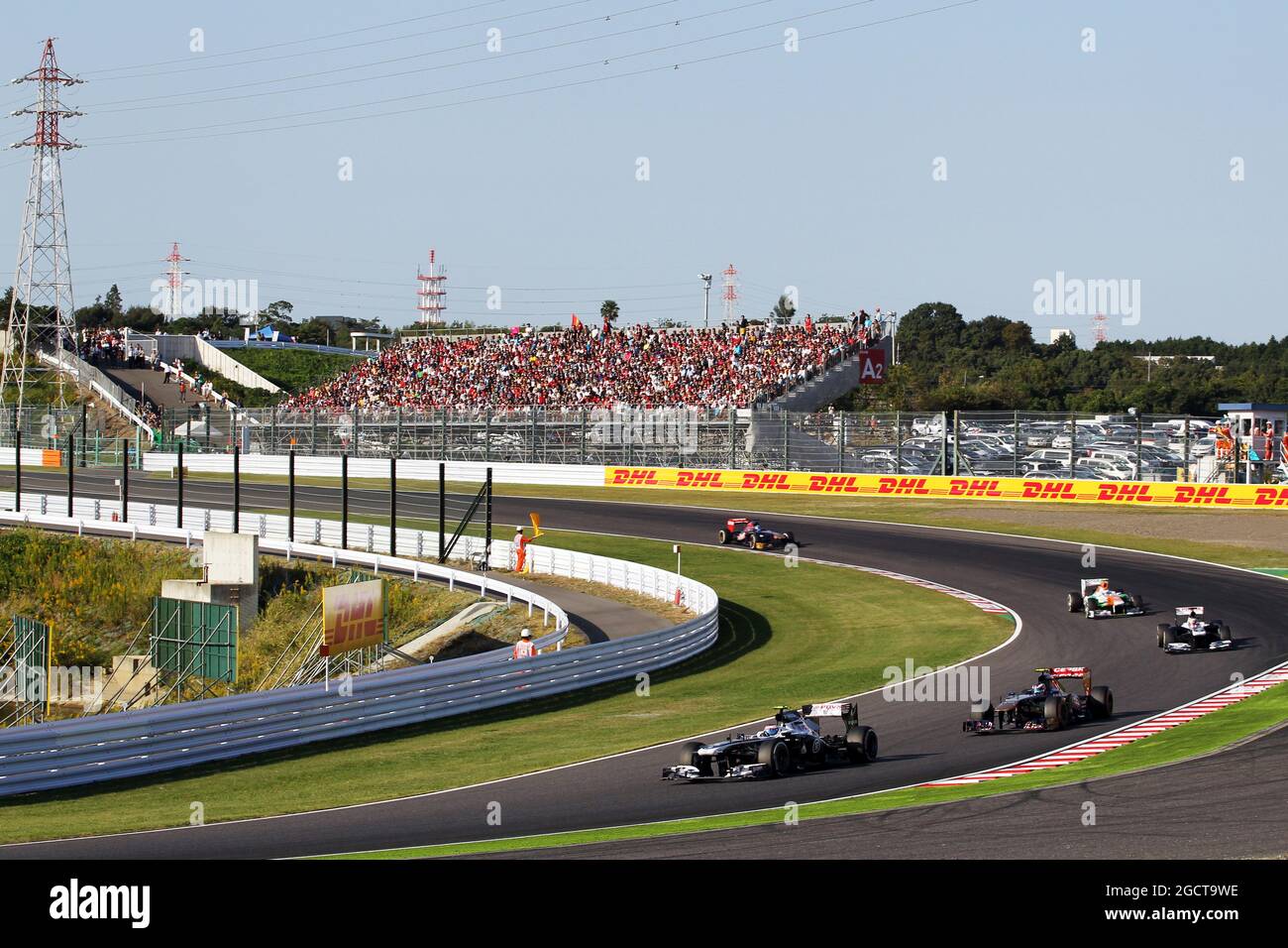Valtteri Bottas (fin) Williams FW35. Grand Prix japonais, dimanche 13 octobre 2013. Suzuka, Japon. Banque D'Images