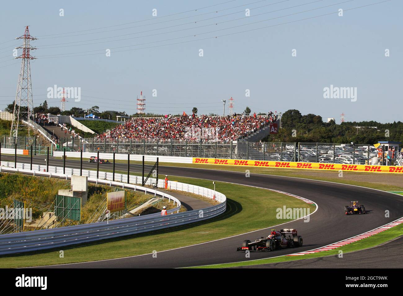 Romain Grosjean (FRA) Lotus F1 E21. Grand Prix japonais, dimanche 13 octobre 2013. Suzuka, Japon. Banque D'Images