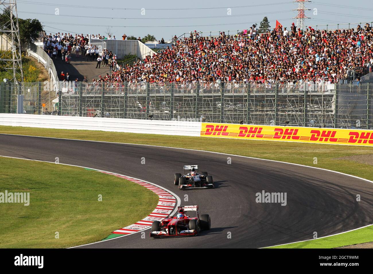 Fernando Alonso (ESP) Ferrari F138. Grand Prix japonais, dimanche 13 octobre 2013. Suzuka, Japon. Banque D'Images